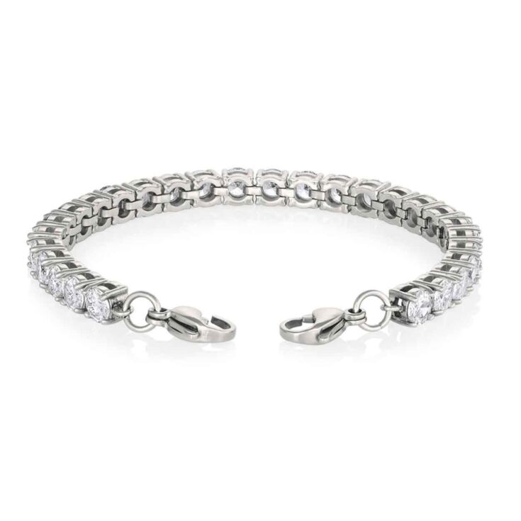 Bande de tennis en acier inoxydable Mingle