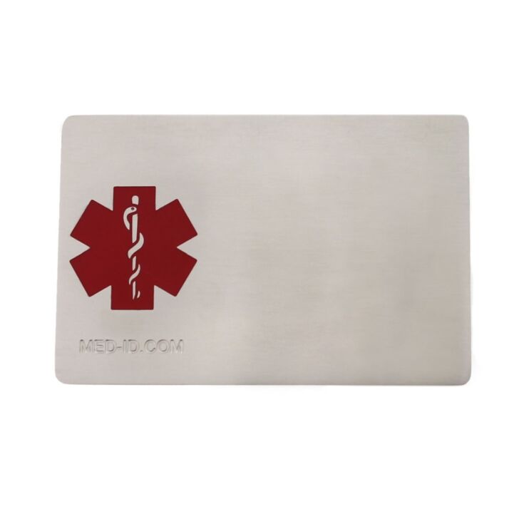 Identification pour Téléphone InCase - Rectangle - Identification compagnon