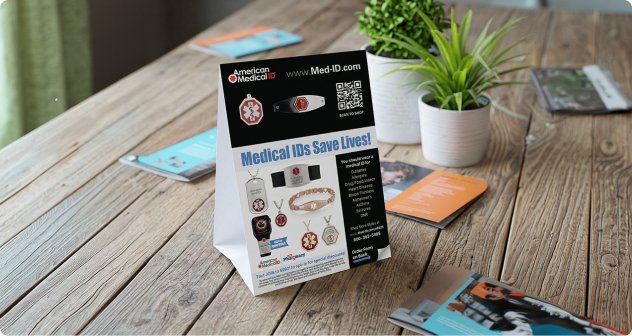 Affichage d'identification médicale