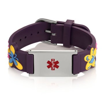 Bracelet d'Action Papillon Floral