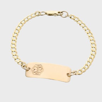 Petit Bracelet Classique en Or 14 Carats