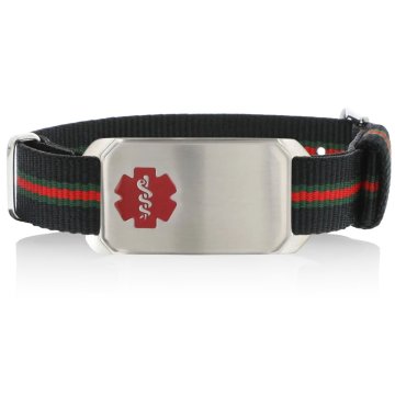 Large Bracelet Flex en Acier Inoxydable sur NATO