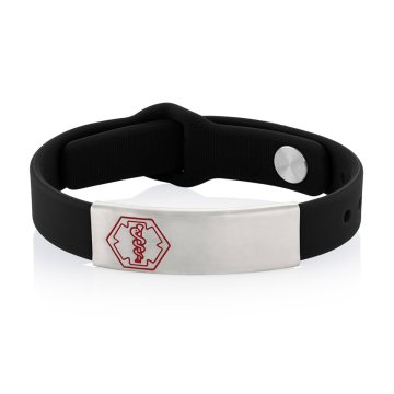 Bracelet Pro Élégant en Acier Inoxydable - Identification Companion