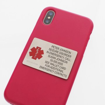 Identification pour Téléphone InCase - Rectangle