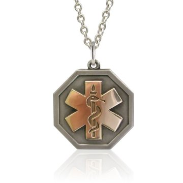 Collier Odyssey en Aura avec une Chaîne Torsadée en Argent