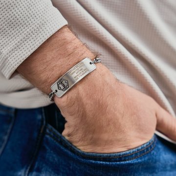 Bracelet Classique en Acier Inoxydable