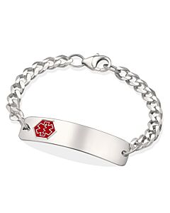 Sterling Silver Classic Red Bracelet