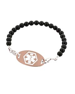 Rose Gold Mingle on Bead Bracelet