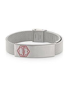 Stainless Steel Sleek Mesh Bracelet