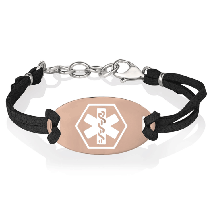 Rose Gold Mingle on Suede