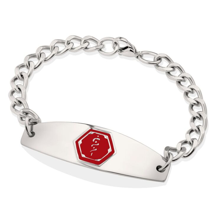 Stainless Steel Premier Red Bracelet