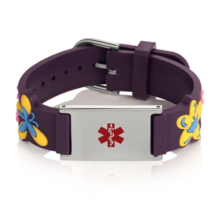 Floral Butterfly Action Bracelet