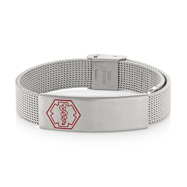 Stainless Steel Sleek Mesh Bracelet
