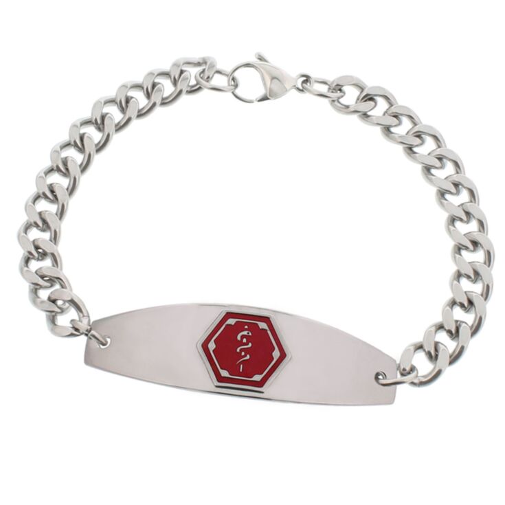 Stainless Steel Premier Red Bracelet